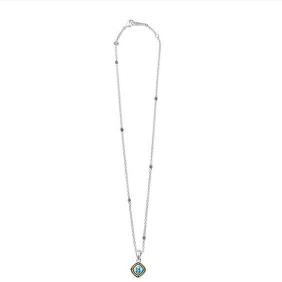 Rittenhouse  Swiss Blue Topaz Pendant Necklace from Lagos - Picture 2 of 12